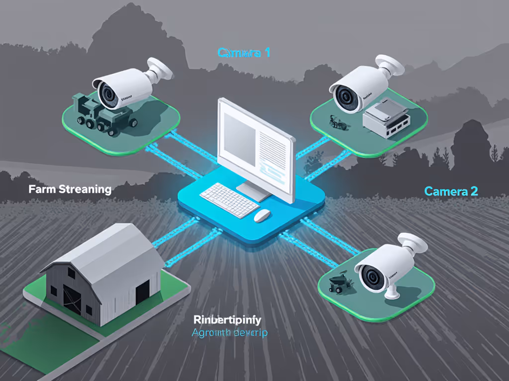 network_diagram_showing_farm_cameras_connected_to_streaming_pc