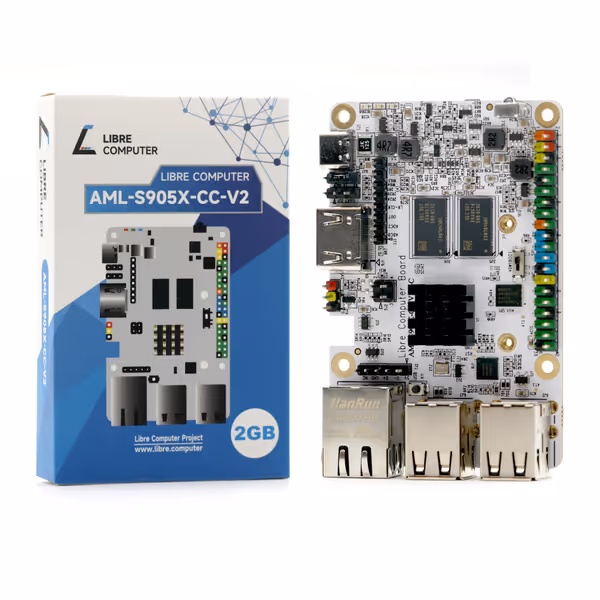Libre Computer Sweet Potato Single Board ARM SBC AML-S905X-CC-V2 2GB Pi PC Alternative